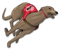 Windhondenraces icoon voor wedden bij Betway Casino